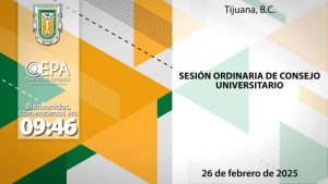 Sesión Ordinaria de Consejo Universitario
