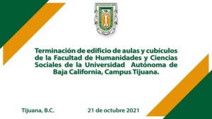 Licitación para terminación de aulas de FH y CS