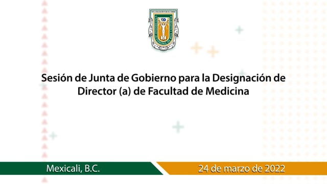 Sesión de Junta de Gobierno para la Designación de Director (a) de ...
